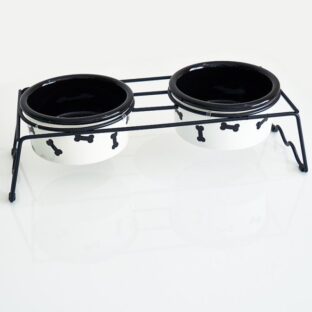Signature フードボウル&スタンド Bone ブラック