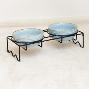 Signature フードボウル&スタンド ブルー