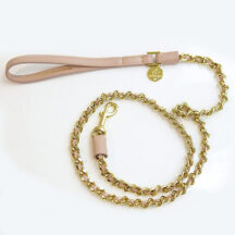 【イタリア製】not too pet レザー×チェーン ドッグリード｜上質で洗練されたお散歩アイテム